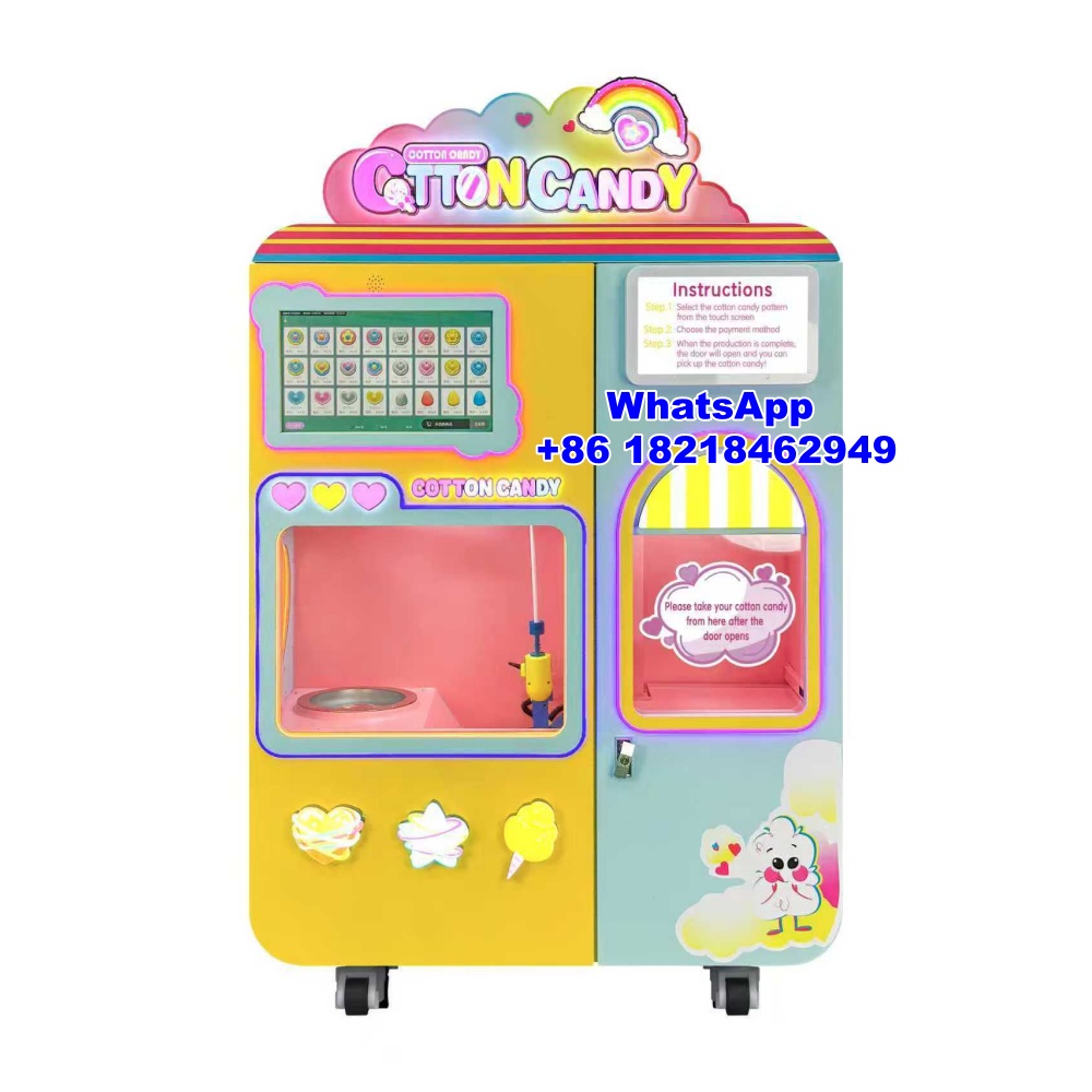 Candy Vending Machine - آلة حلوى القطن الذكية الجديدة بالكامل