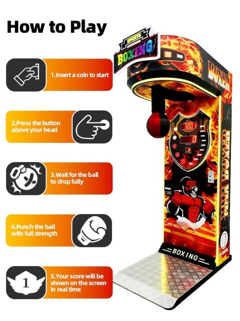 آلة الملاكمة، لعبة أركيد لاختب - مراجعة Boxing Machine Arcade وسعره