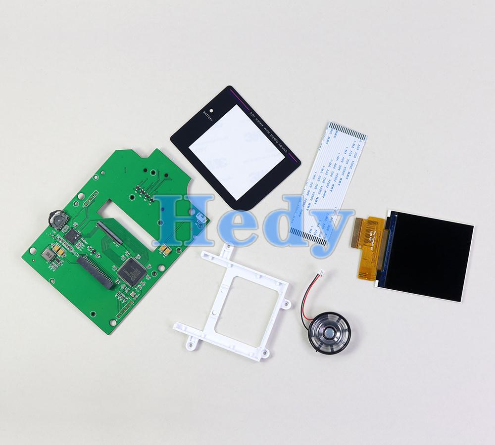 1 مجموعة جديد ل GameBoy DMG 00 - مراجعة Lcd Screen Arcade وسعره