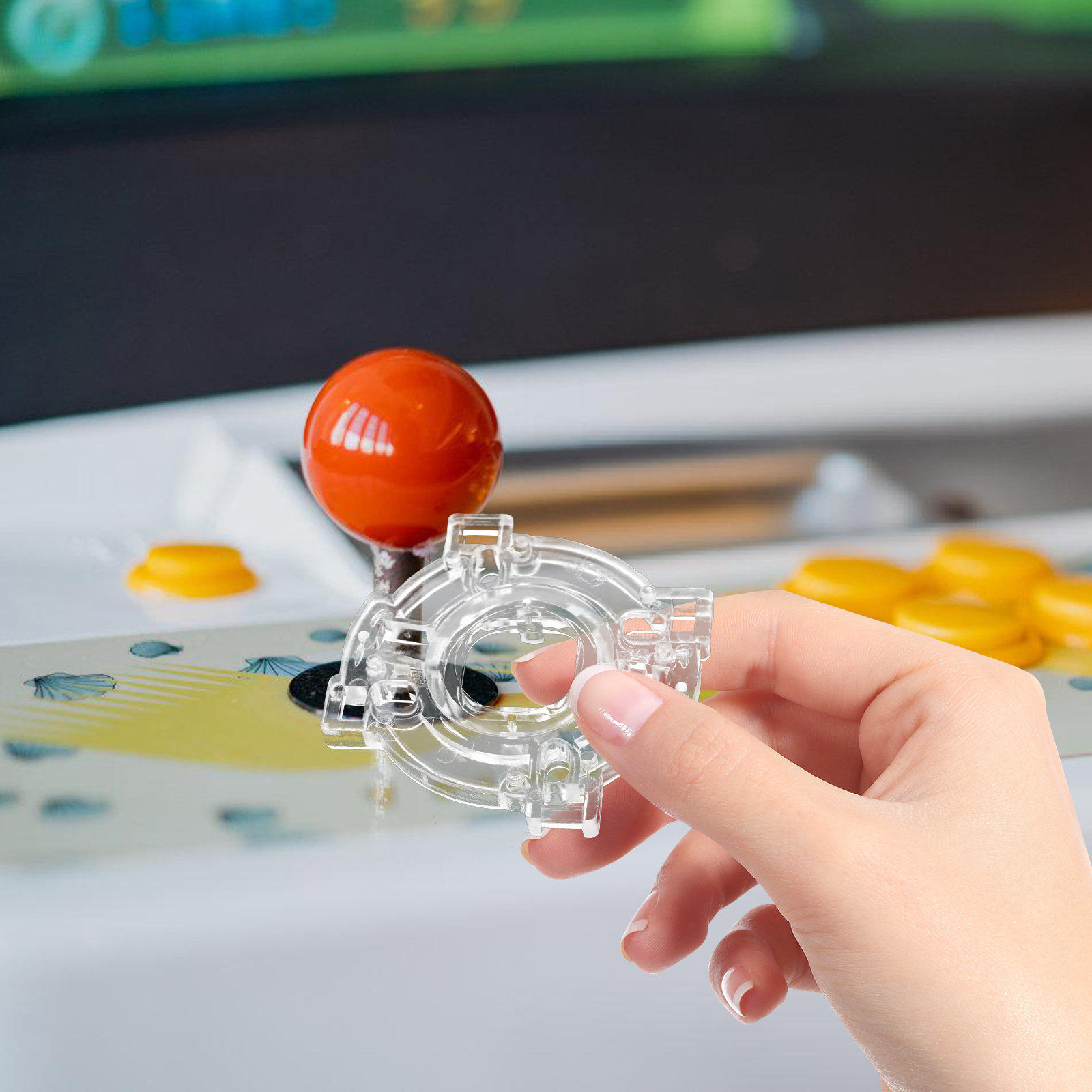 - لوحة تقييد شكلها مثمنة، وقاع - مراجعة Joystick Arcade Parts وسعره